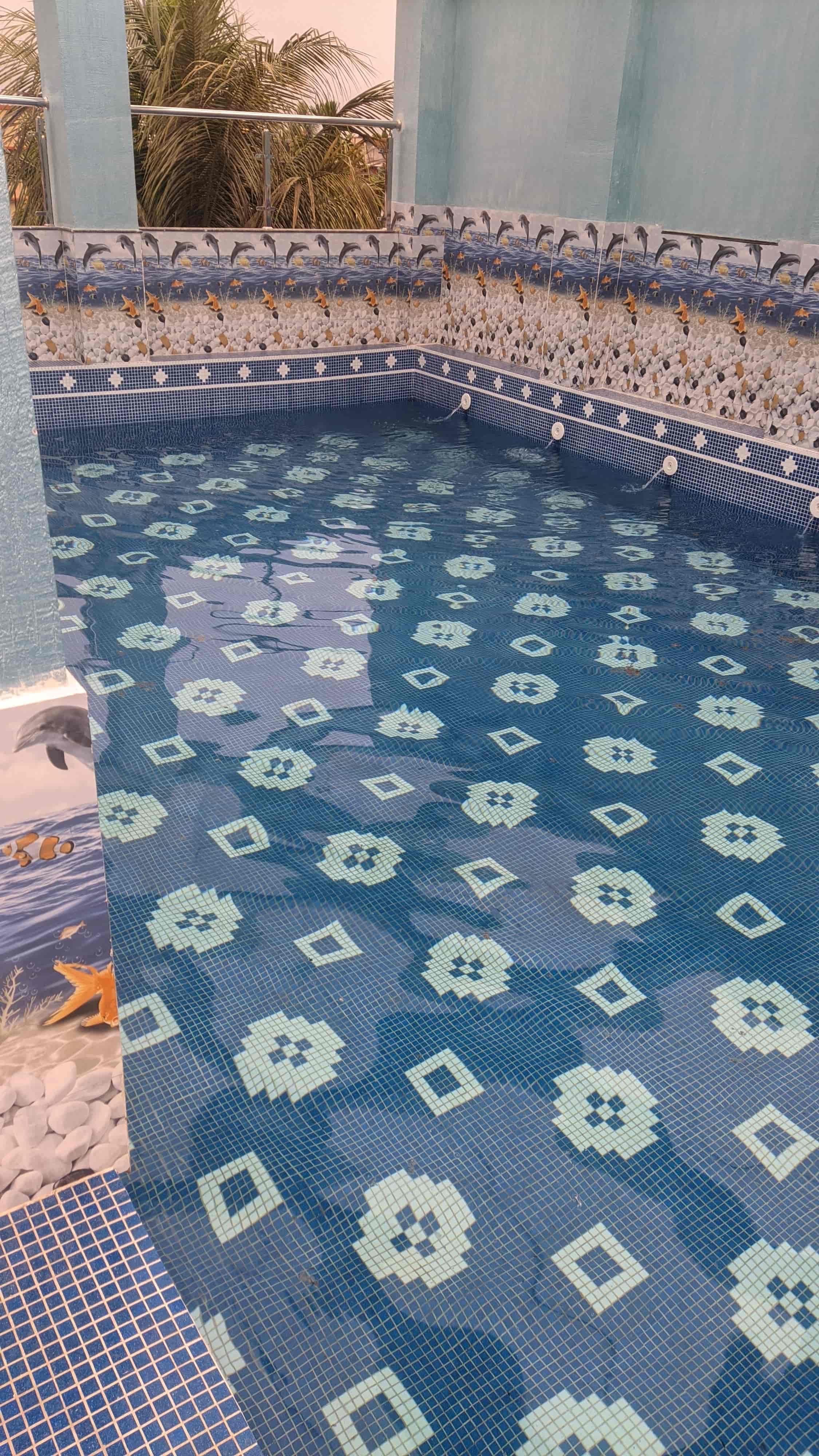 Samrat Basumatary home swimming pool close view in Bongaigaon, Assam
