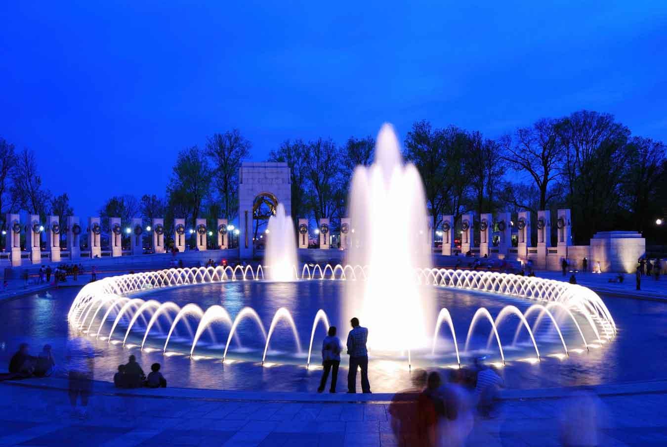 White water fountain